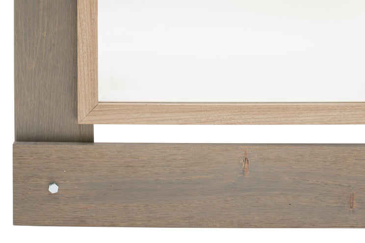 Gray Layers Leaner Mirror